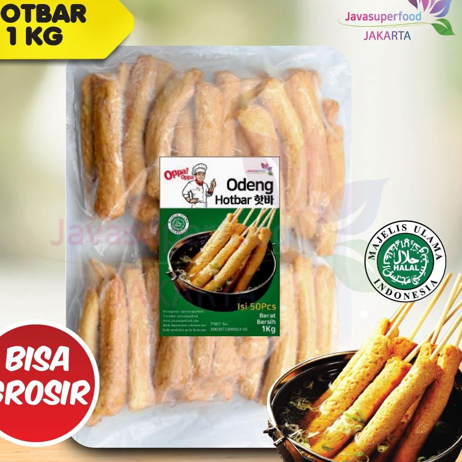 

✶ Oppa Odeng Oden Hotbar Eomuk Korea Fish Cake 1kg Halal ➪