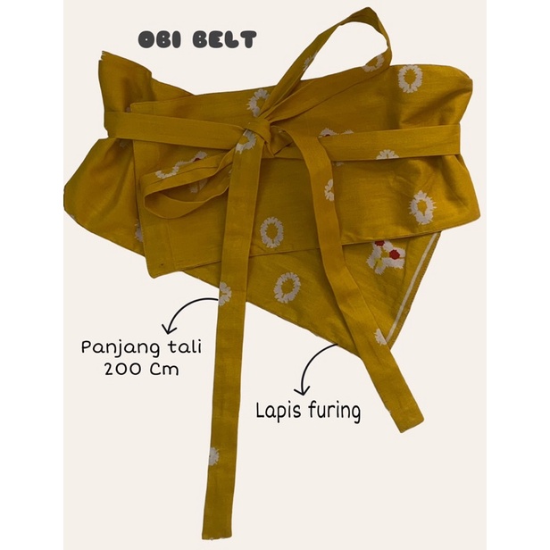 Obi Belt batik jumputan by Sense.f