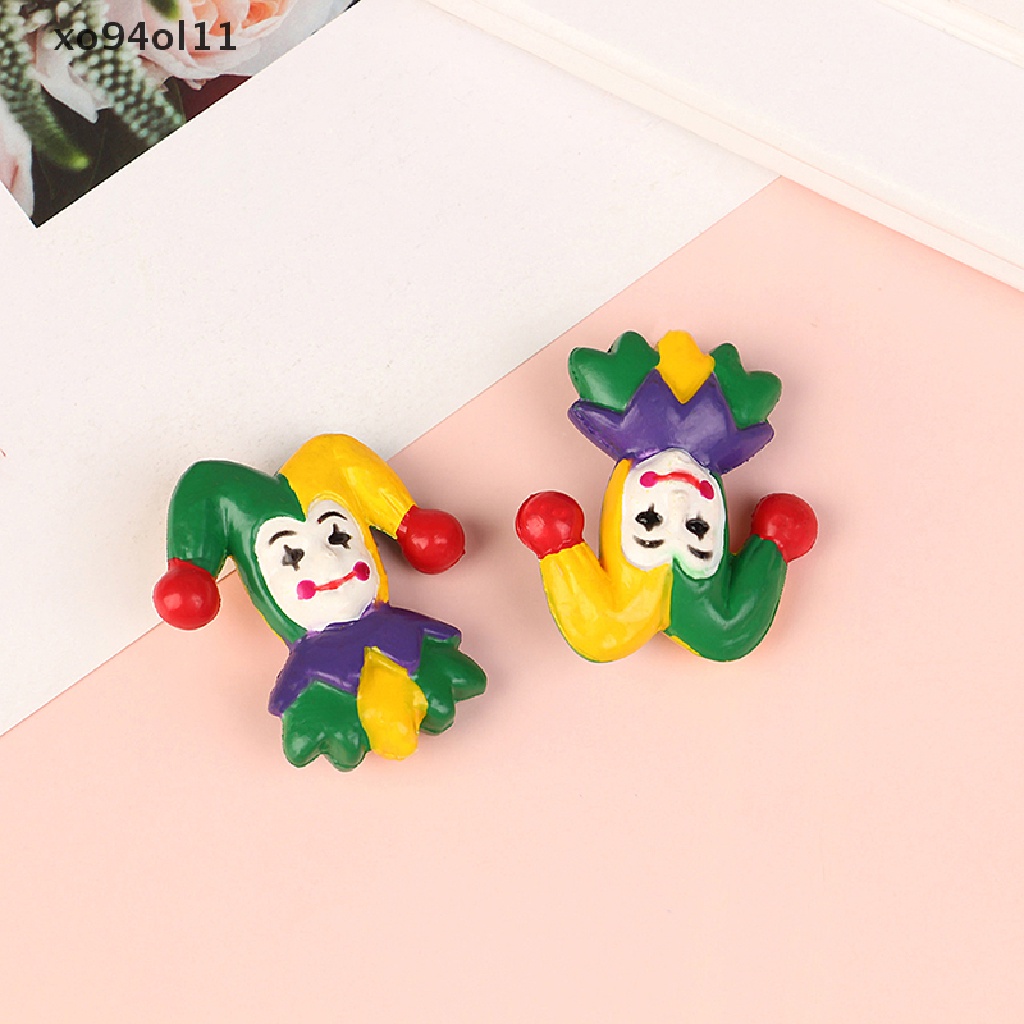 Xo 1Pc 1: 12rumah Boneka Miniatur Model Badut Desktop Ornamen Lanskap Mikro Home Living Scene Decor Mainan Aksesoris Rumah Boneka OL