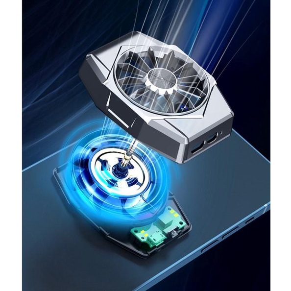 X11 Gaming Cooler Kipas Hp Cooling Fan Pendingin Android Iphone Ipon