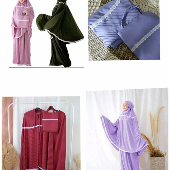 Mukena Plisket Dewasa