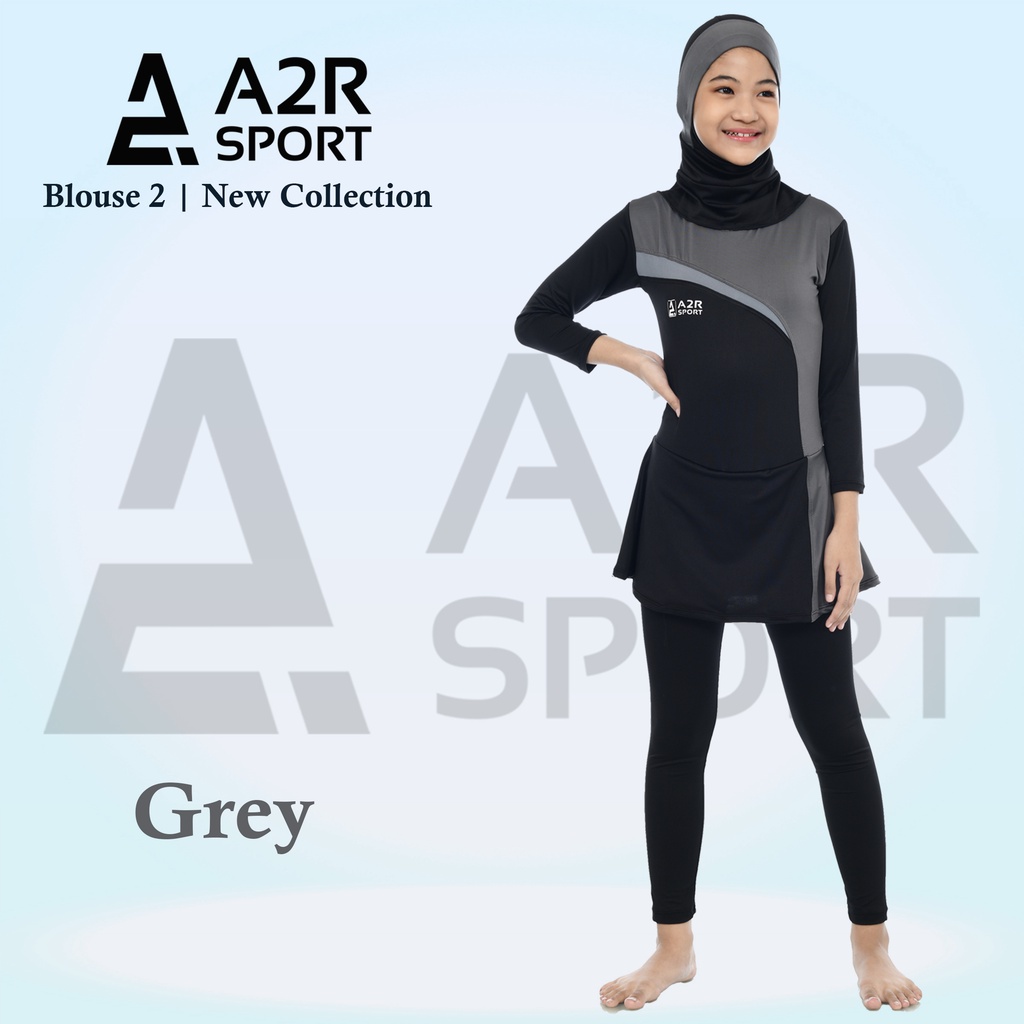 A2R Sport - Blouse SD Baju Renang Anak Perempuan Muslim