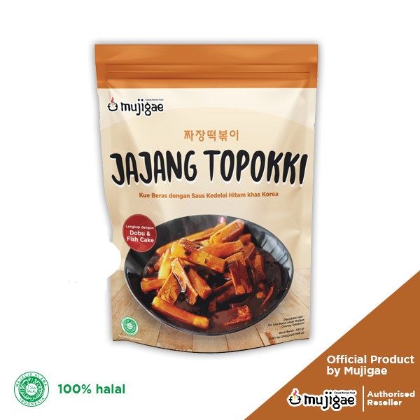 JAJANG TOPOKKI MUJIGAE 330GR KUE BERAS SAUS KEDELAI HITAM