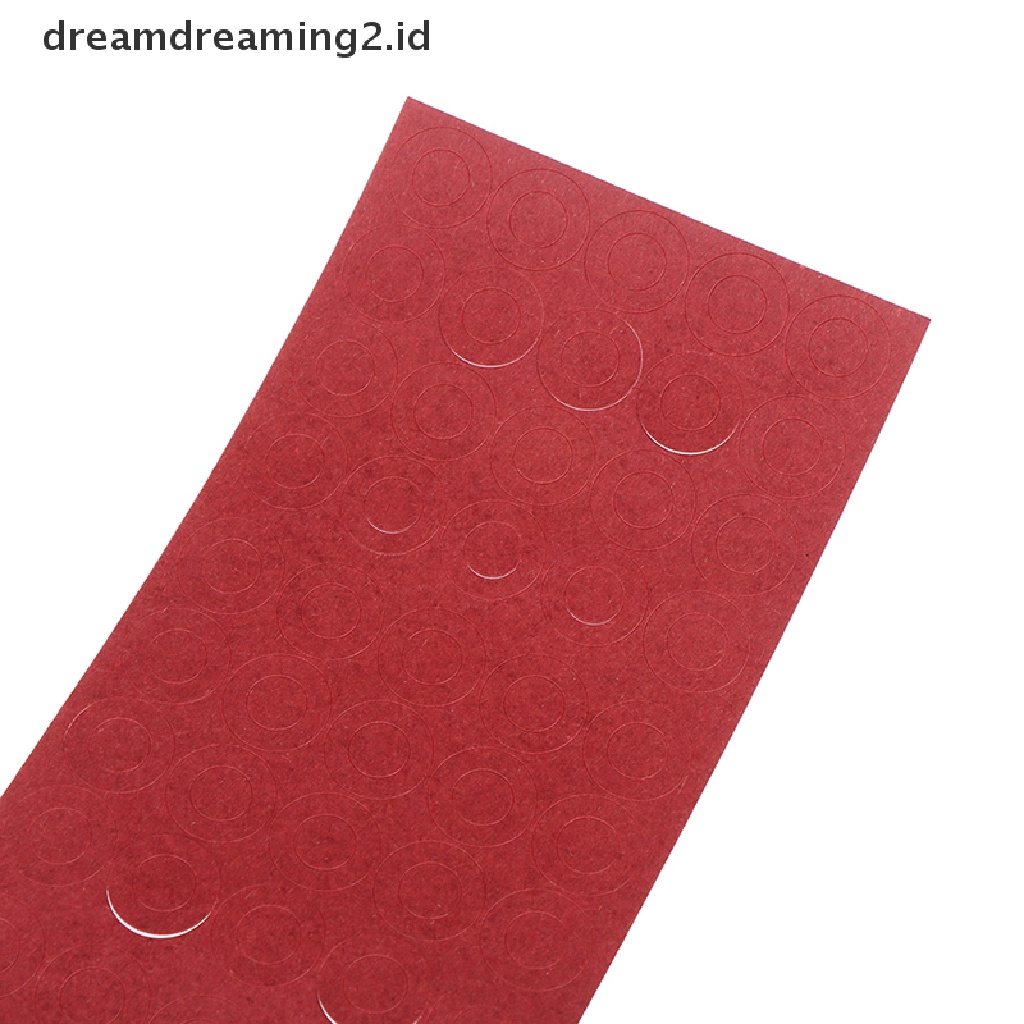 (dream) 200pcs 18650sekat Isolasi ring Perekat Kertas Karton Merah.