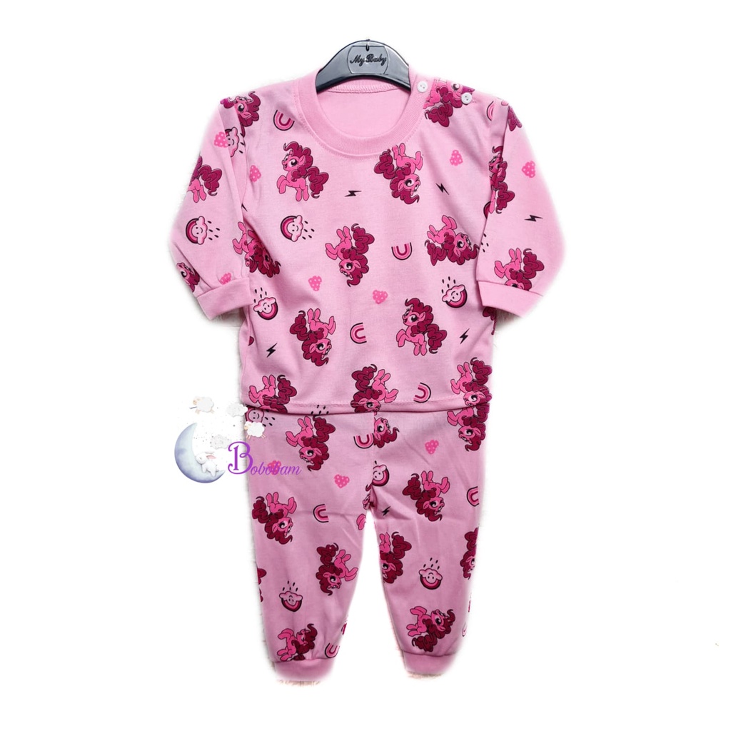 BOBOBAM BAJU TIDUR BAYI PEREMPUAN SETELAN ANAK CEWE LUCU STELAN CEWEK 0 8 BULAN PIYAMA HEWAN UNICORN