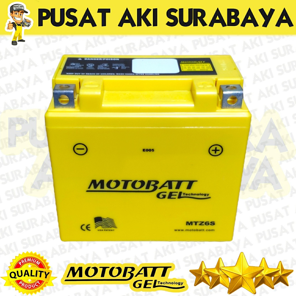 BEST SELLER AKI MOTOBATT MTZ6S 12V 6 AMPER ACCU KERING BERKUALITAS GTZ6V YTZ6V GTZ7S FAZZIO FREEGO S NMAX 155 FINO GRANDE