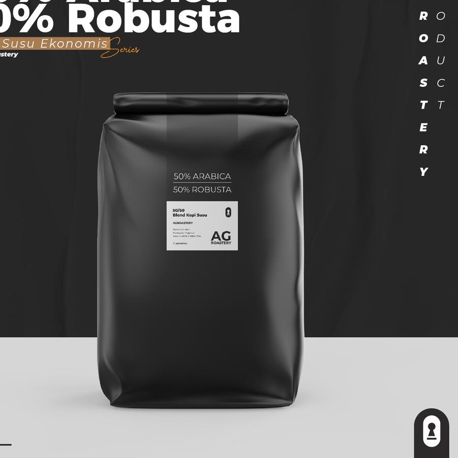 

✻ Biji Kopi Blend 50/50 Kopi Susu Ekonomis 1 KG | 1KG ✽