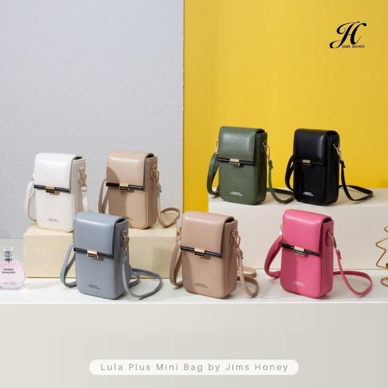 JIMS HONEY - LULA MINI BAG TAS SELEMPANG WANITA 2IN1 FASHION CEWEK TAS HP DOMPET KARTU