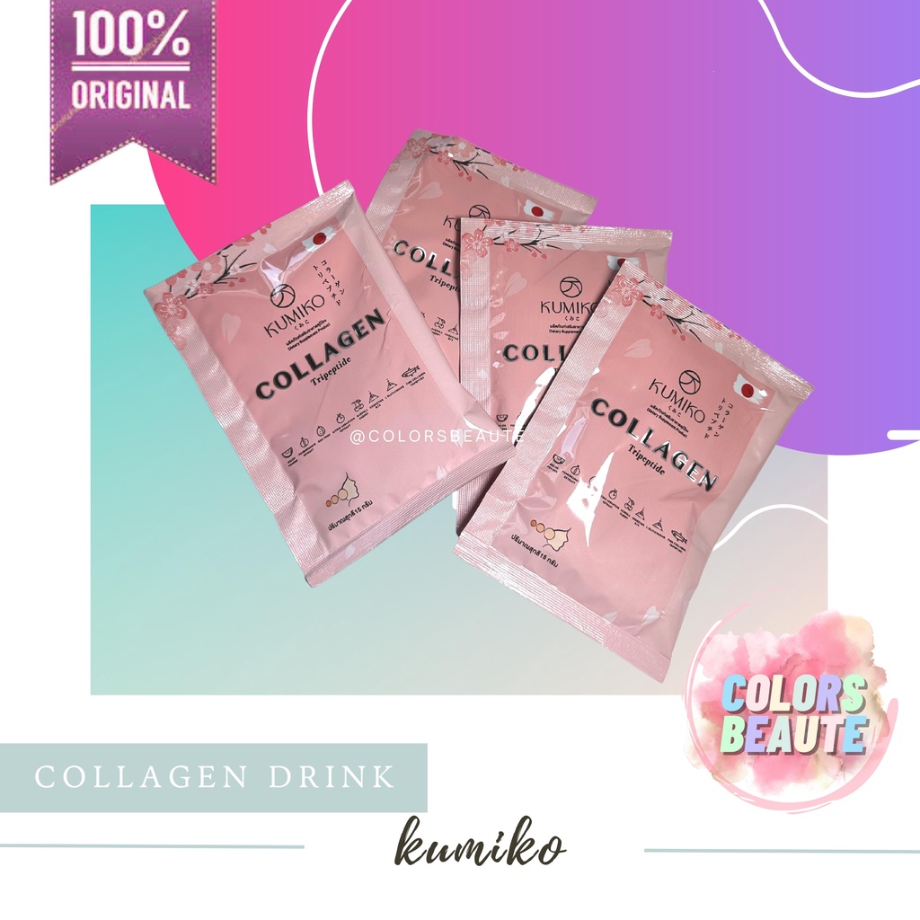 Kumiko Collagen 150.000 mg SACHET /minuman  collagen pencerah / collagen badan dan wajah