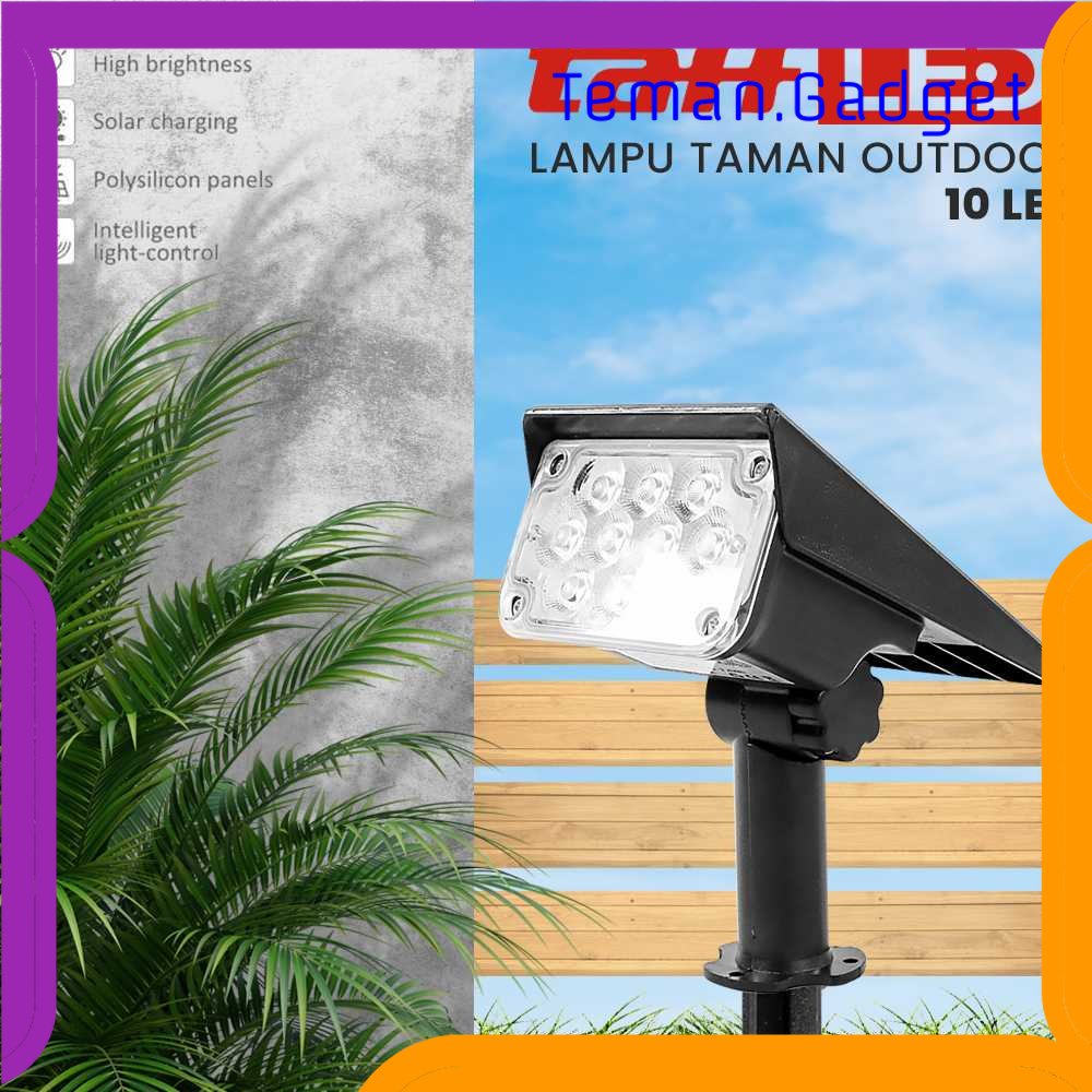 TG-LMP TaffLED Lampu Taman Hias Tancap Solar Power Waterproof 10 LED 2835 - TS-G2202