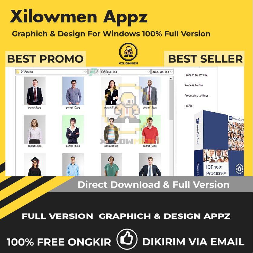 [Full Version] IDPhoto Processor Pro Design Graphics Lifetime Win OS