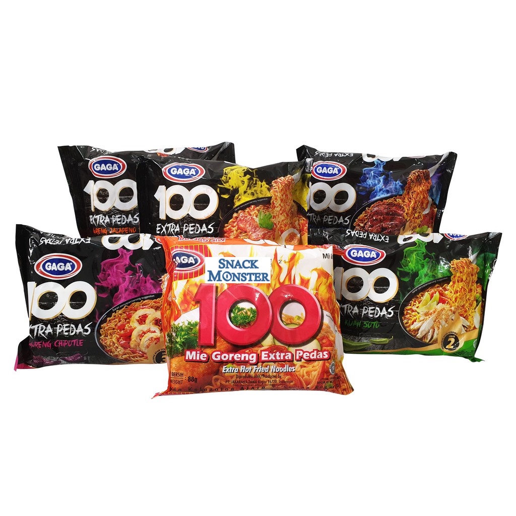 

Mie Gaga Jalapeno Gaga 100 Extra Pedas - Netto 85 gr