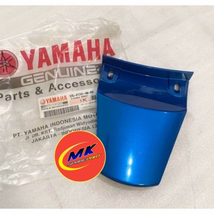 COVER TAIL SAMBUNGAN BODY BELAKANG MIO SMILE, SPORTY BIRU ORIGINAL