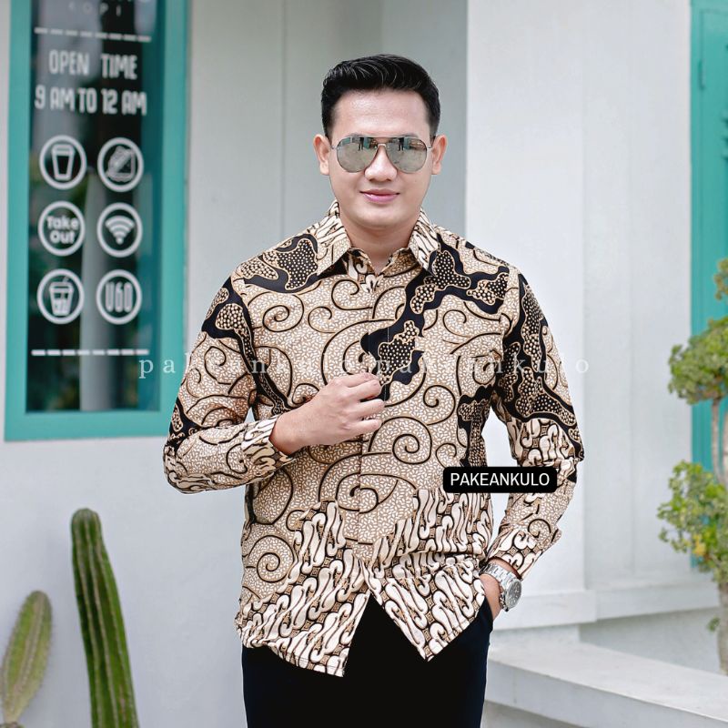 Batik Premium Pria Slimfit || Motif Jagapati