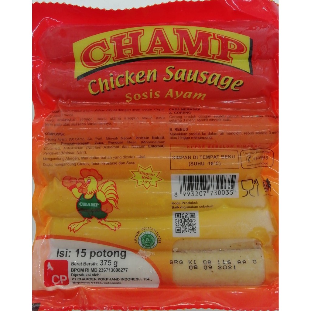 

Champ sosis ayam 375gr