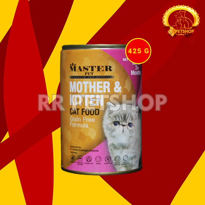 Makanan Kucing Kaleng Master Wet Cat Food Can