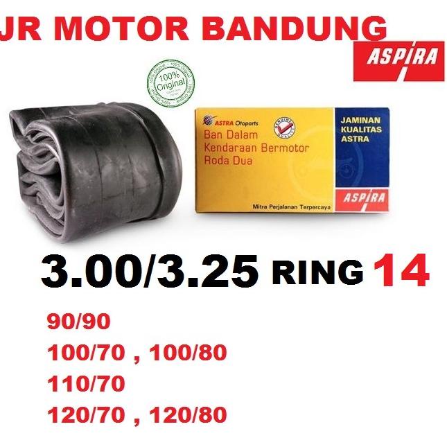 ✓ Ban dalam motor Aspira 300 / 325 ring 14 untuk ban belakang 90/90 100/80 110 120 3.00 3.25