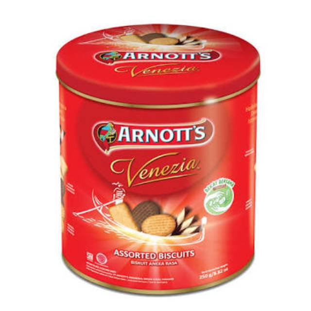 

Arnott's Venezia Assorted Biscuits Kaleng 250 gr