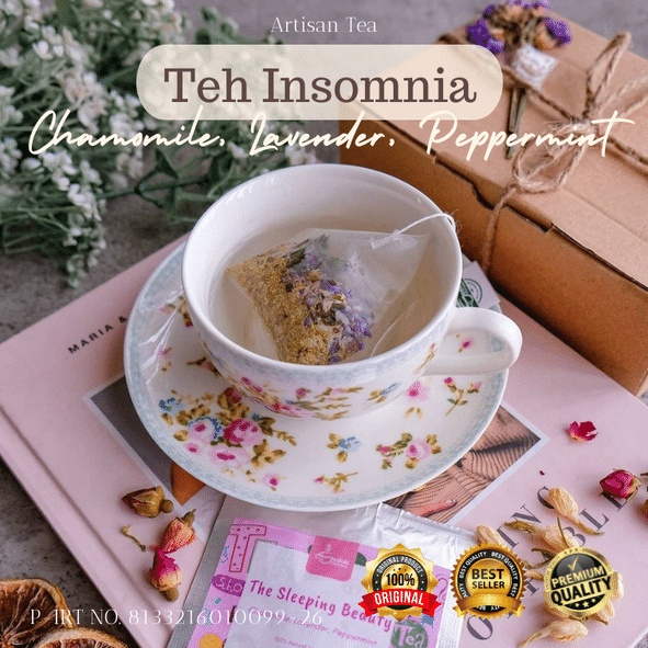 

Seduh Space The Sleeping Beauty - Teh Insomnia By Seduh Space | Artisan Tea Premium Chamomile, Lavender, Mint