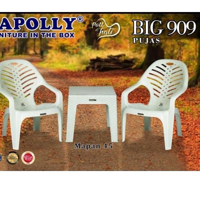 ● napolly kursi plastik santai napolly big 909 bangku  napolly 909 ™