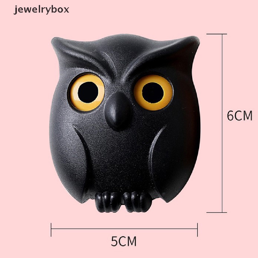 [jewelrybox] Gantungan Dinding Tempat Kunci Inovatif Key Hook Door Hanger Organizer Night Owl Magnetic Storage Rak Holder Rumah Butik