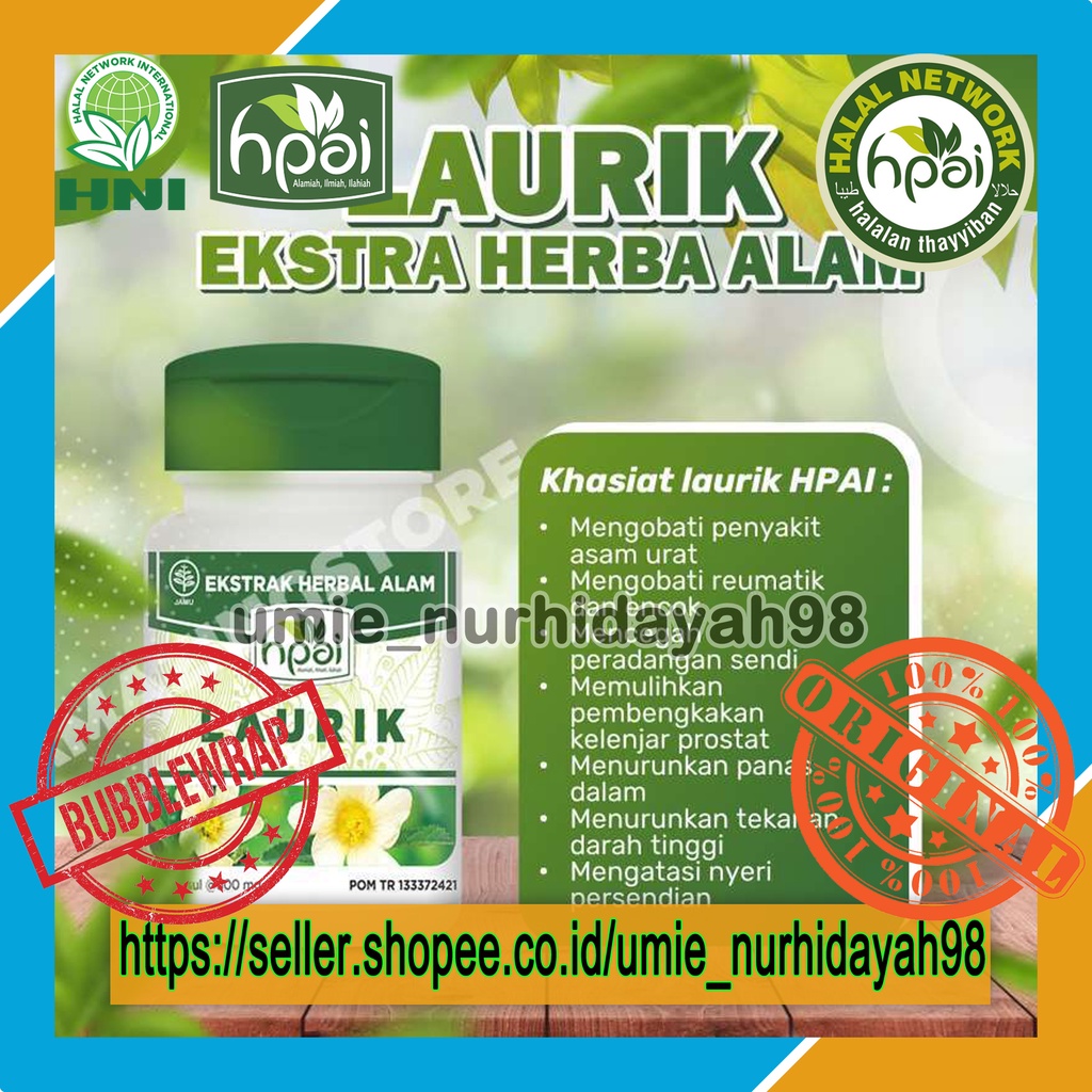 LAURIK - Obat Herbal Asam Urat - HNI HPAI