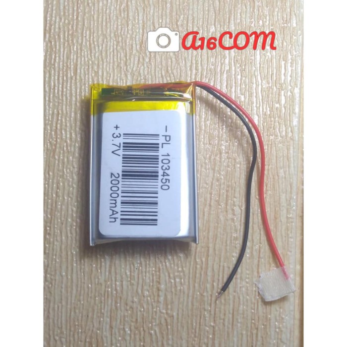 BATERAI DRONE LITHIUM POLIMER 2000 MAH 103450 34 X 50 MM