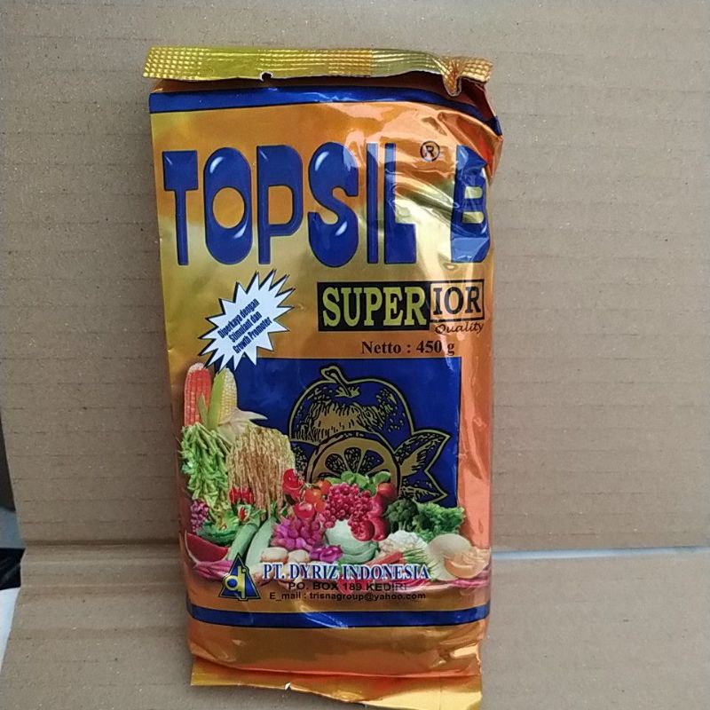 pupuk TOPSIL B super 400grm (pupuk masa pembuahan)