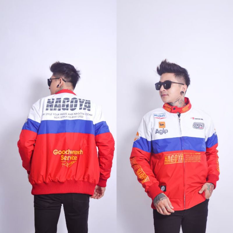 Jacket Nascar Racing  //Jacket Bomber Racing Parasut// Jacket Motor Sunmori Premium