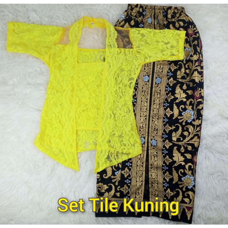 Setelan Kebaya Brukat Wanita Modern Setelan Kebaya Wanita Stelan Kebaya Tille / Kebaya Tile Modern