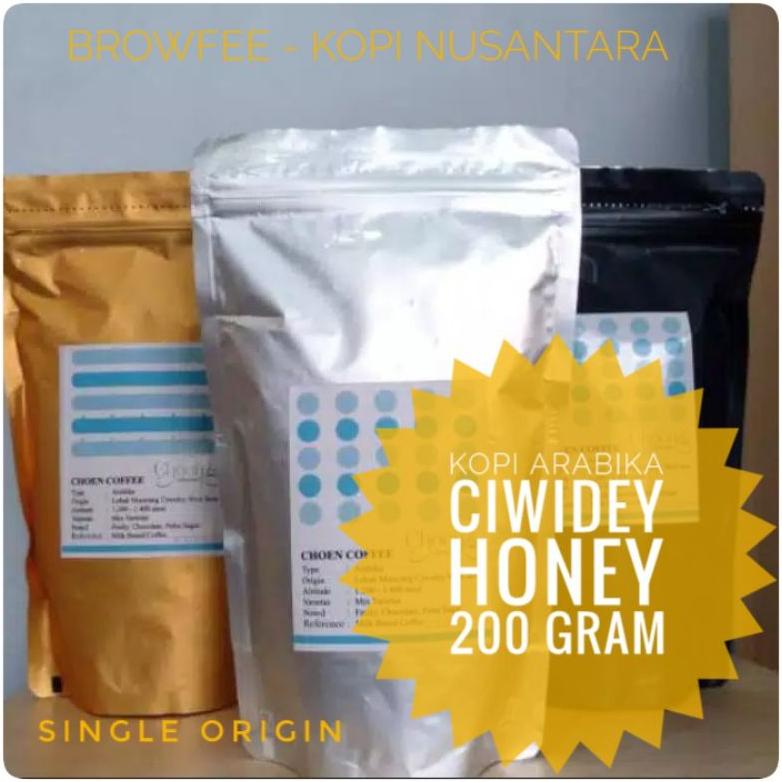 

『Perdana』 Kopi Arabika Ciwidey Honey / Black Honey Anaerobic 200 gram Biji / Bubuk