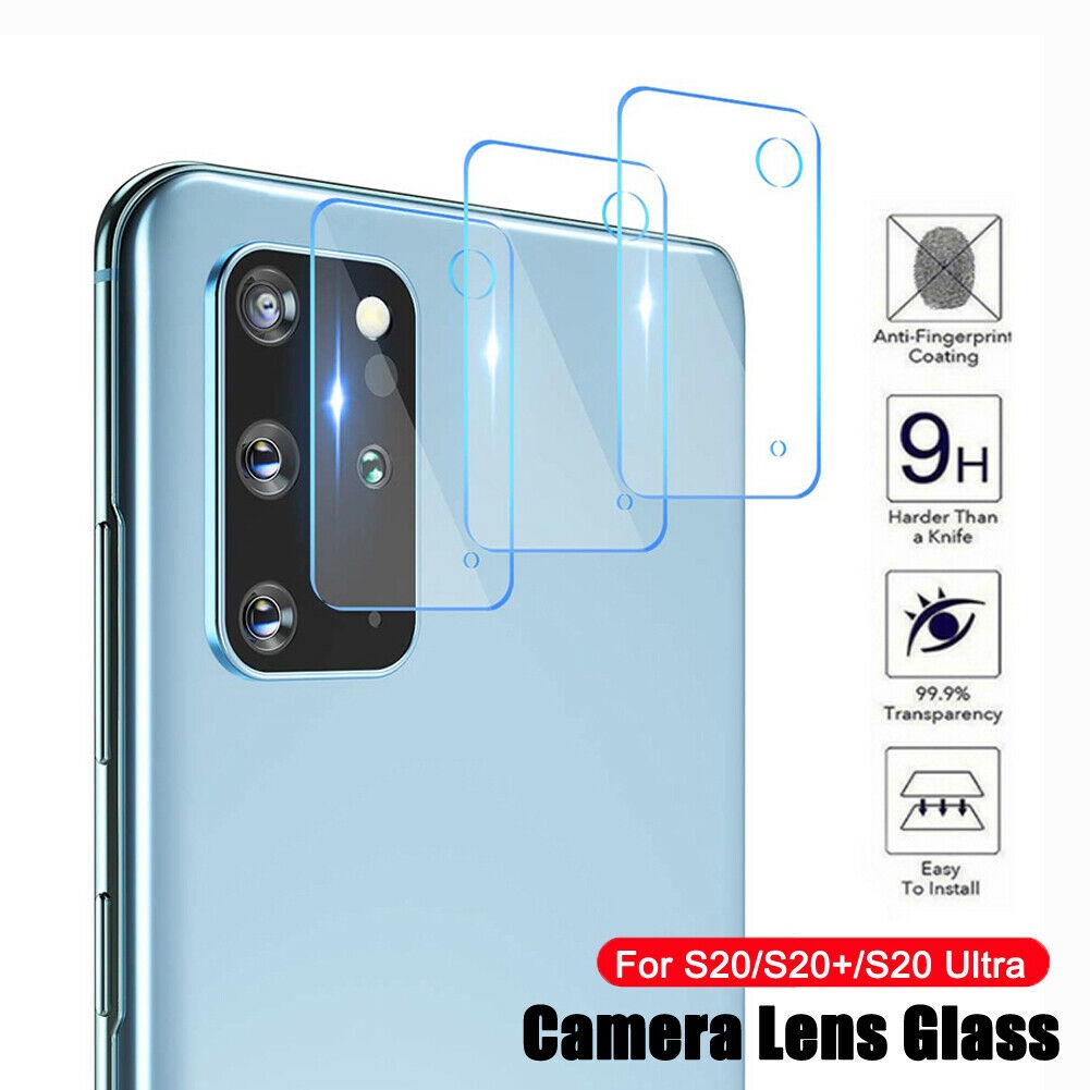 2pcs Kaca Lensa Kamera Kualitas Tinggi Untuk Samsung Galaxy S20 S20+Ultra, Tempered glass, Lensa Kaca Pelindung, Ready stock/Penjualan Panas