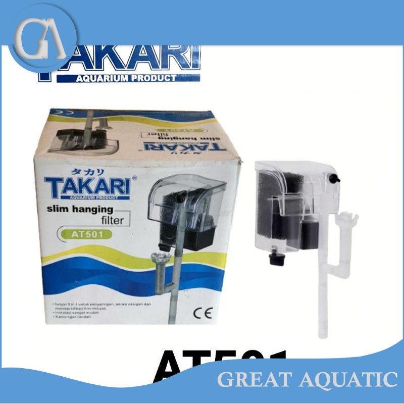 TAKARI AT 501 FILTER GANTUNG AQUARIUM AQUASCAPE