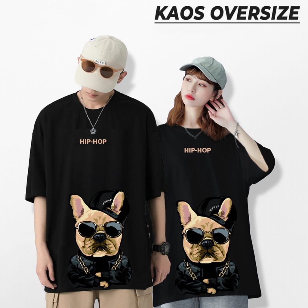 MakeGrosir - KAOS OVERSIZE WANITA HIP HOP