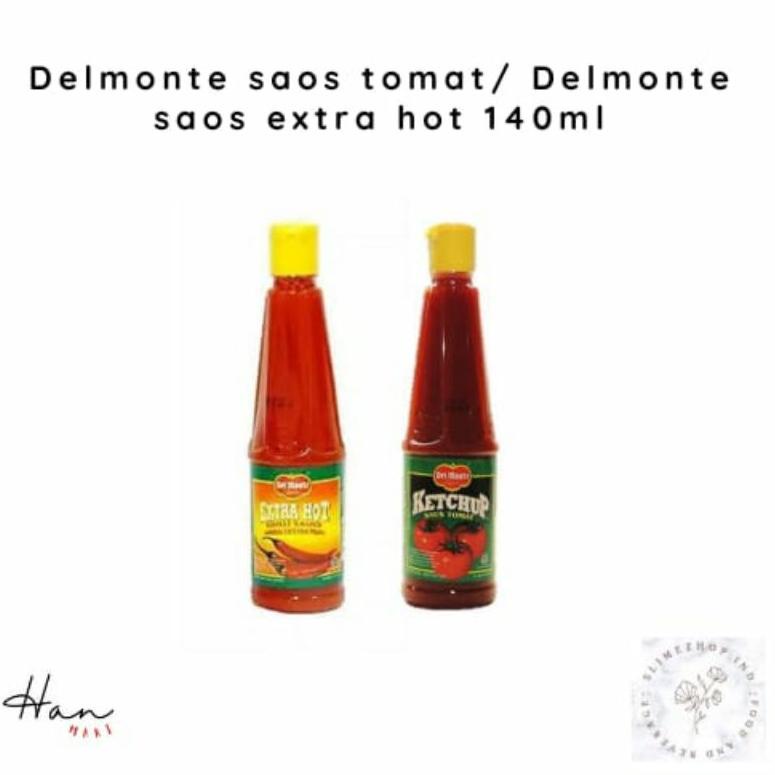 

L93 DELMONTE SAUS TOMAT / DELMONTE SAUS EXTRA HOT 140ml WOW BANGET ➙