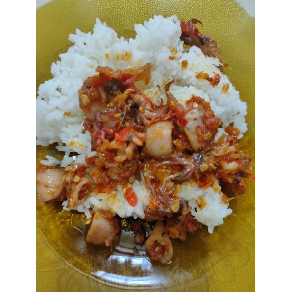 

Sambal Cumi Asin , Kerang Dara, Sachet dan Botol