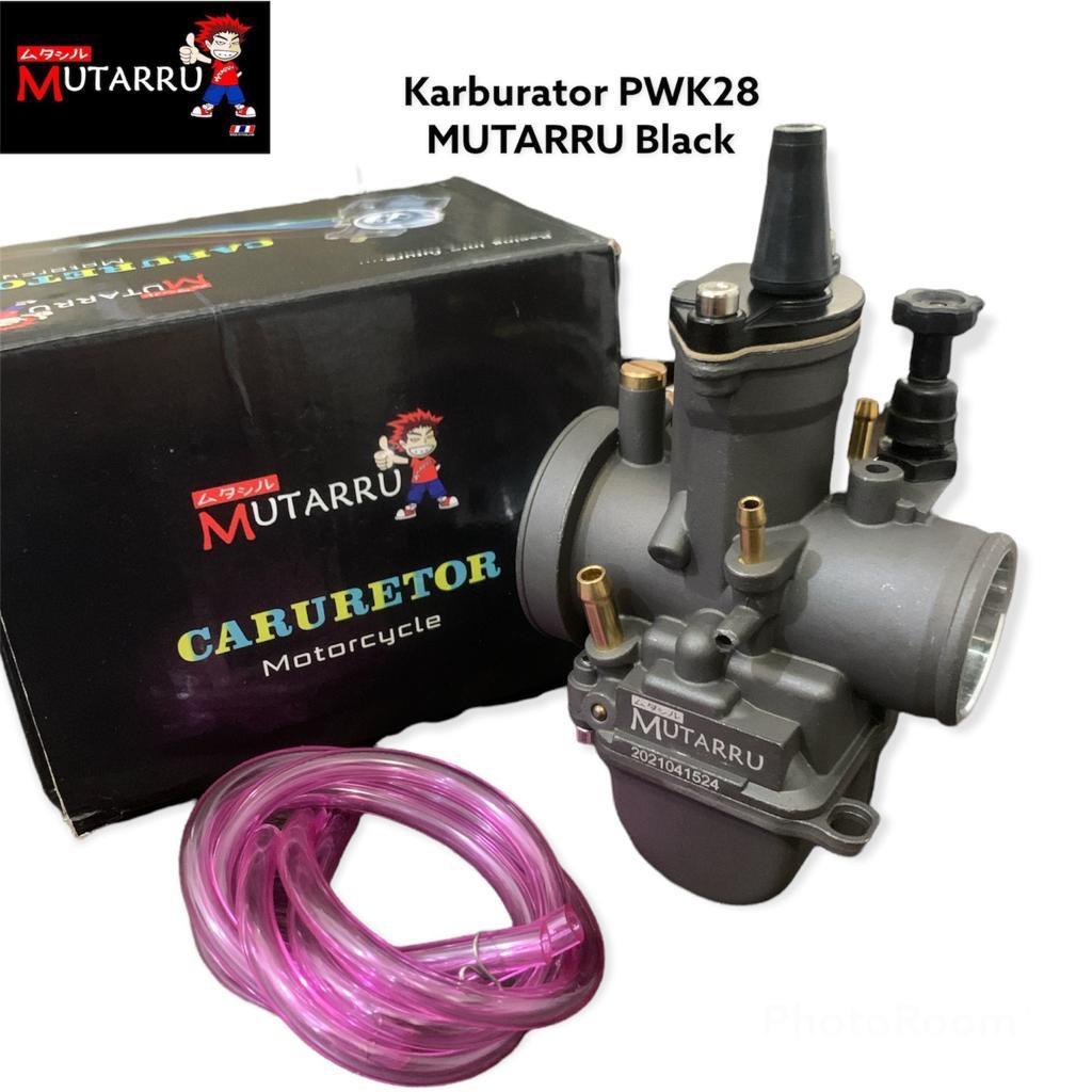 (BISA COD) Karburator MUTARRU Original Pwk 28 mm, Pwk 28mm Setingan Mudah Dan Langsam, Karbu Carburator Racing