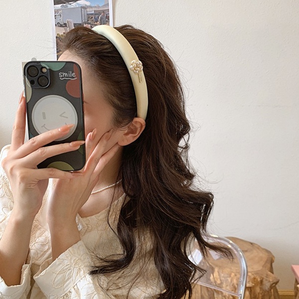 bando mutiara camellia pearl alloy headband jba072(2f4)