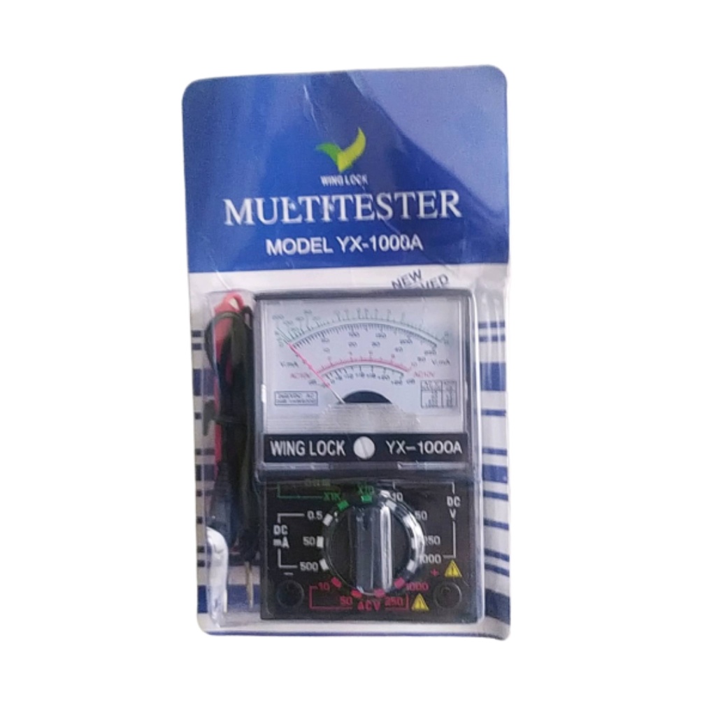 MULTIMETER ANALOG AVO METER VIPER MULTITESTER MANUAL VIPER 1000A MULTITESTER