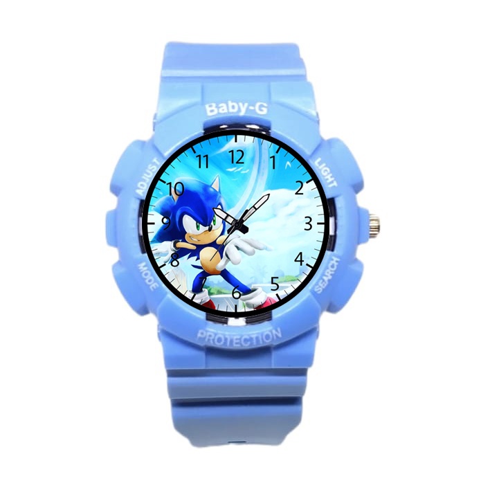 Jam Anak Sport Laki Laki Karakter Sonic Anti Air