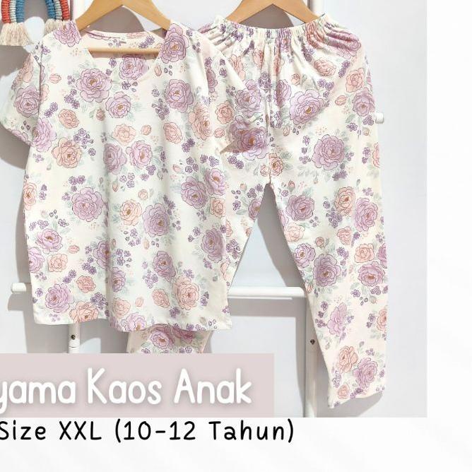♡ Piyama anak kaos size XXL / Baju tidur anak kaos/ Setelan anak bahan kaos /piyama anak Tanggung / 