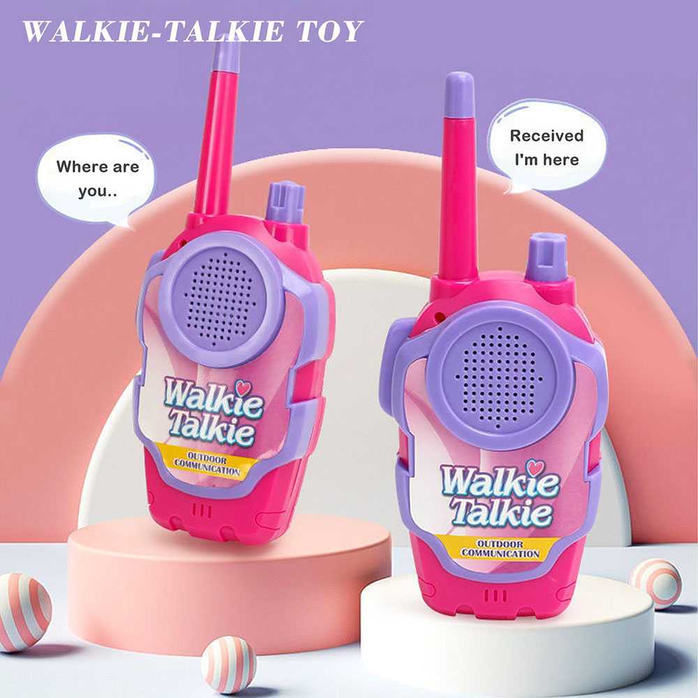 Handie Walkie Talkie Mainan Anak Kids Toy Mini Model Dinosaur 1 Pasang