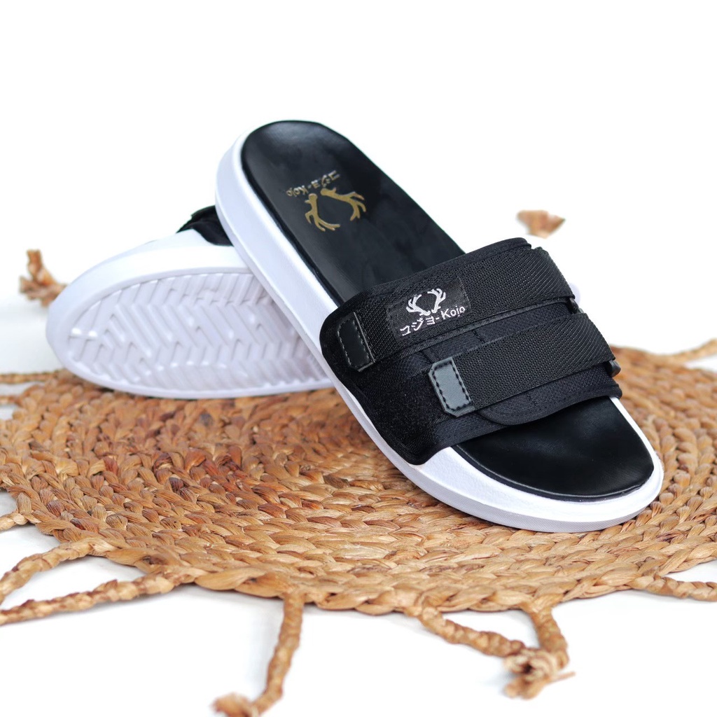 SUZURAN - Sandal Slop Casual Kojo Murah Slide Flip Flop Selop NgeMall Hangout Handmade