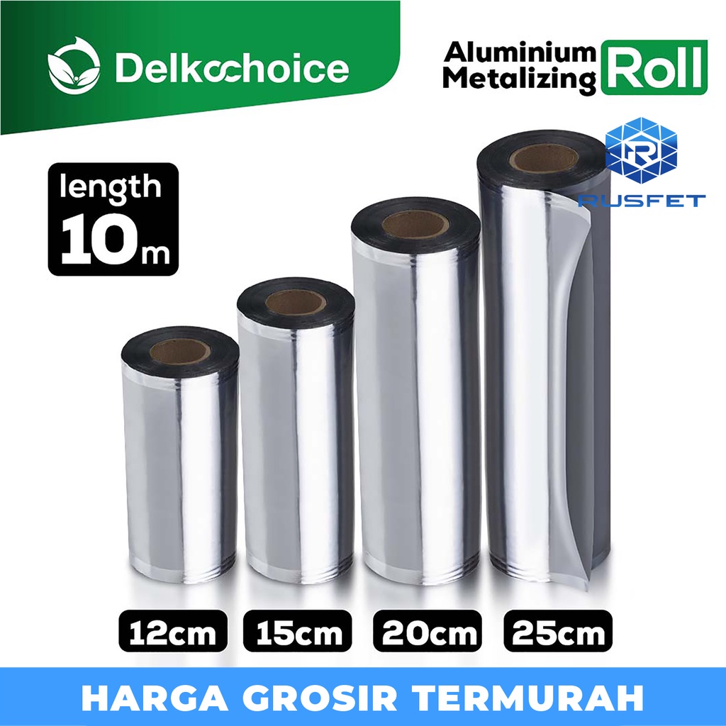 Plastik kemasan alumunium foil saset roll kemasan sachet delkochoice