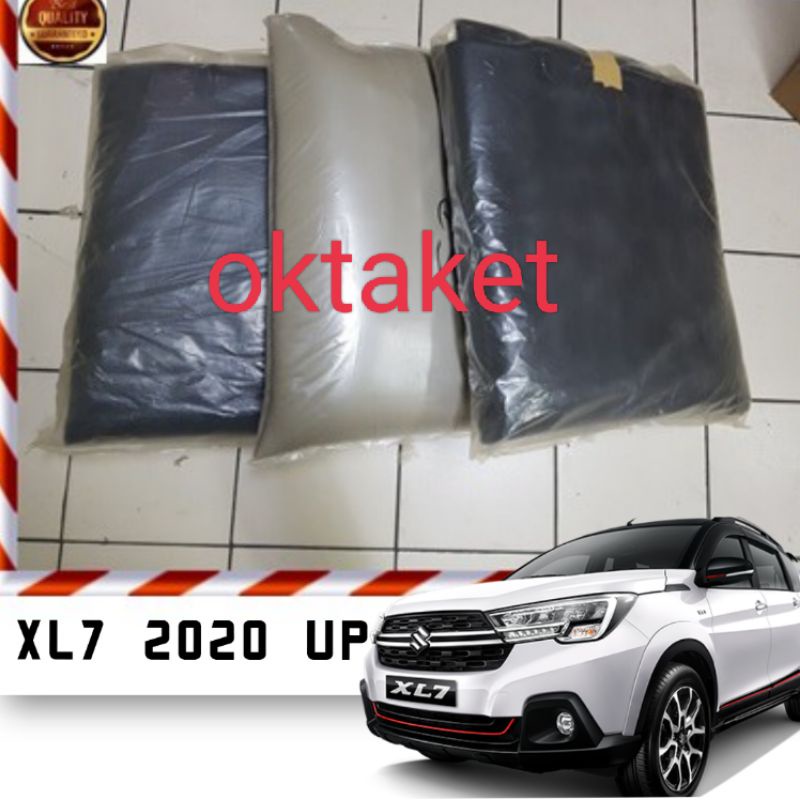 karpet dasar Suzuki XL7 2020 2022 2023 Hitam &amp; Mocca tebal &amp; serat