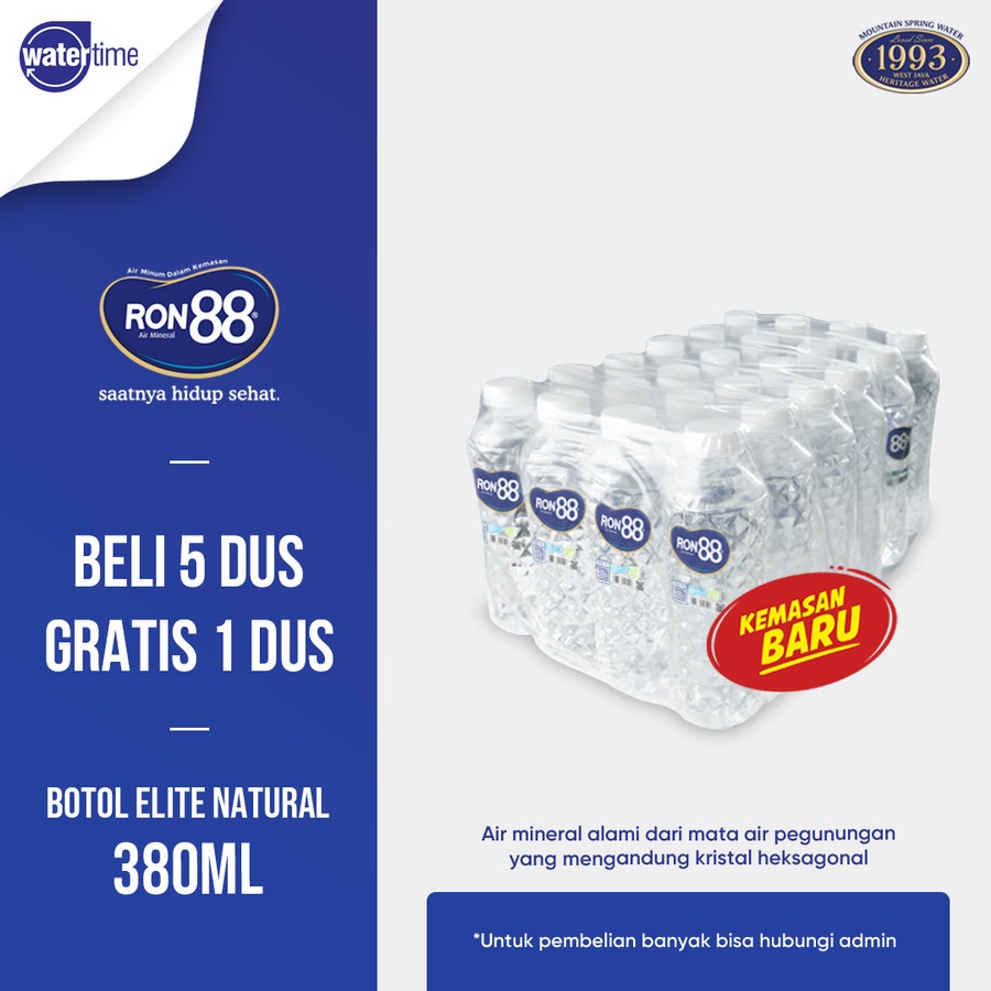 

Botol Elite Natural 380ml Pembelian Minimal 5 Karton Bonus 1 Karton