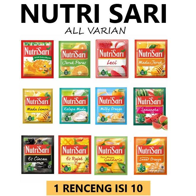 

J96 NUTRISARI renceng isi 10sachet TERMURAH ホ