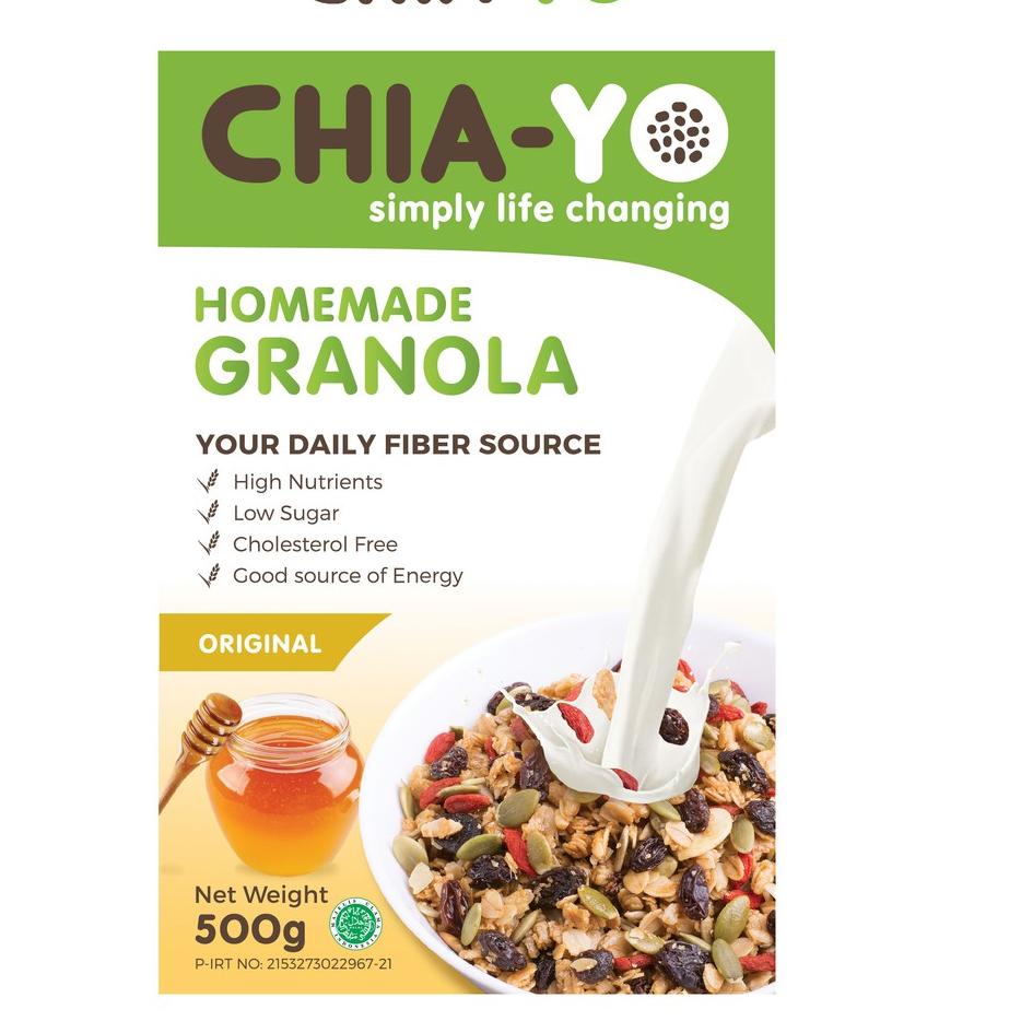 

✯ Chiayo Homemade Granola Original 500gr ℮