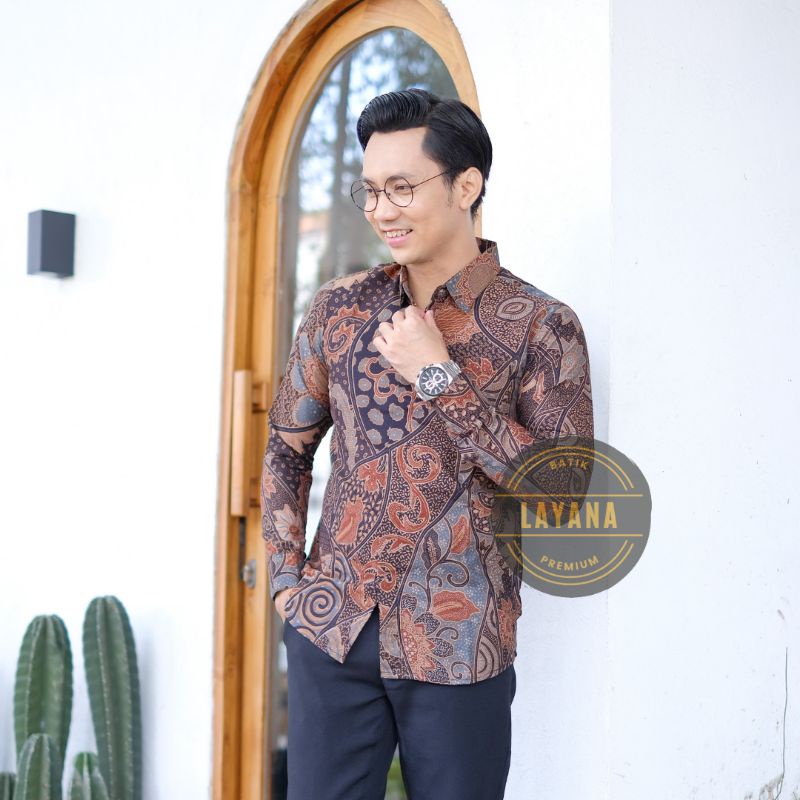 Batik Ganjar Pranowo Premium High Quality Slimfit Puring Erro