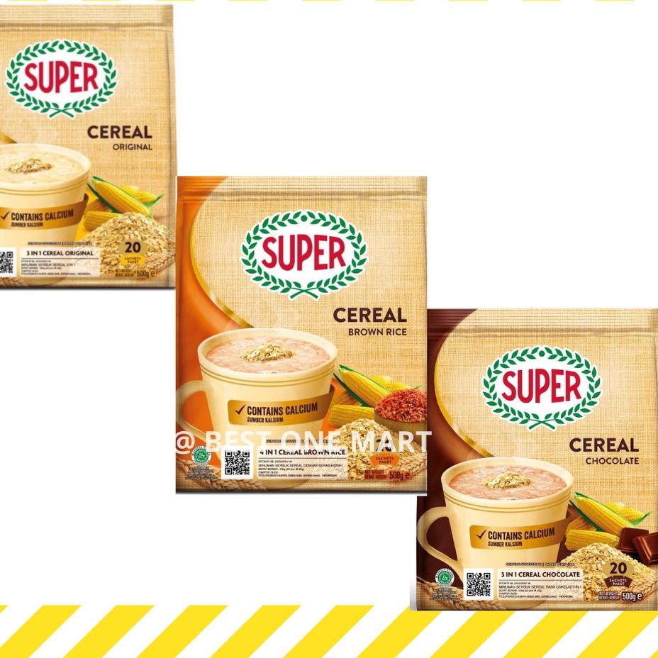 

☁ Super Instant Cereal / Sereal Instan - Original - Chocolate / Cokelat - Brown Rice ✭